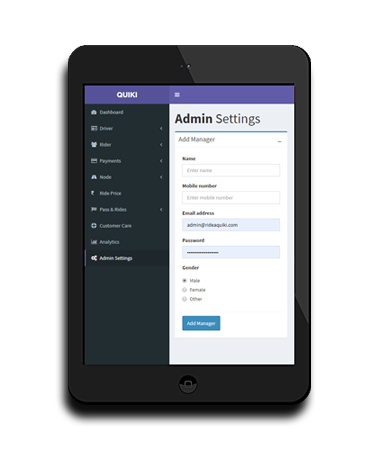 Quiki3-Digital Order Technology portfolio-software development company delhi